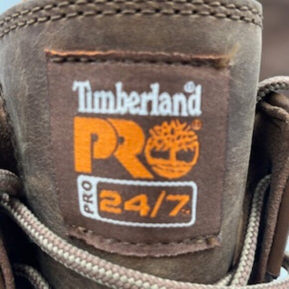 New Timberland Pro Mens Size 13 Wedge 6” Work Boots Brown New In The Box - Picture 7 of 13